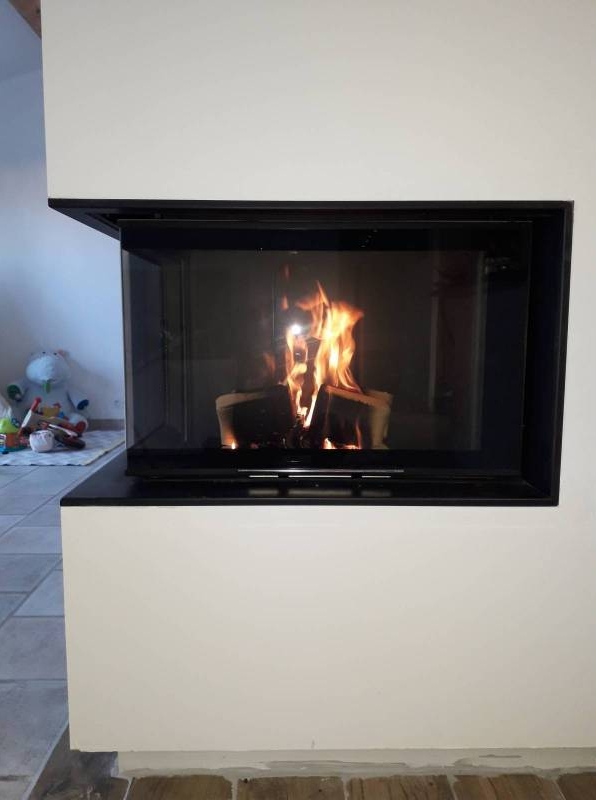 cheminee moderne à bois pres de mallemort