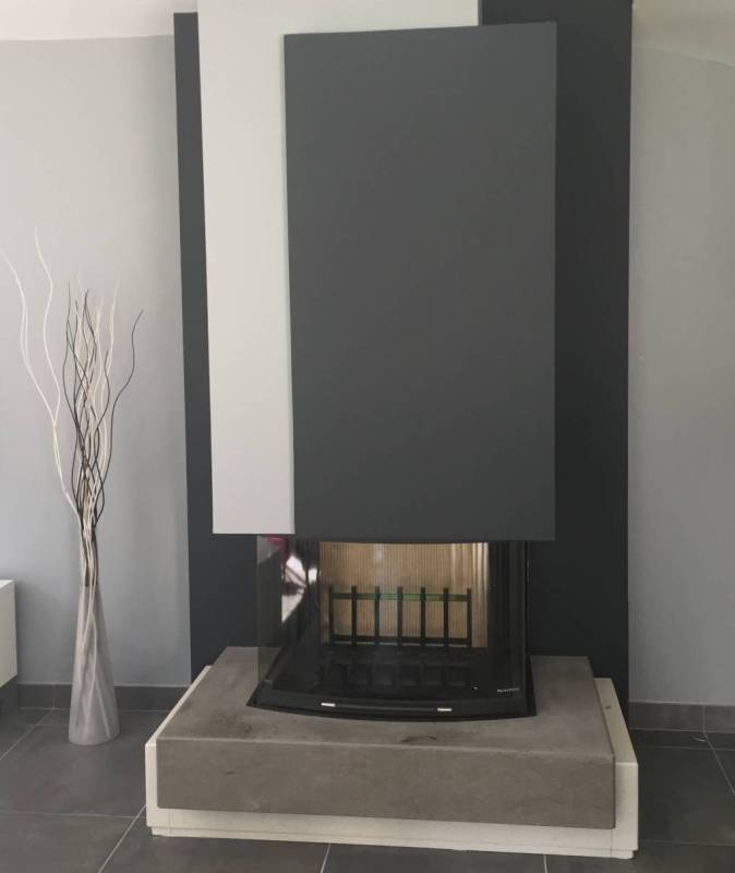 installation de cheminee moderne pres de saint zacharie