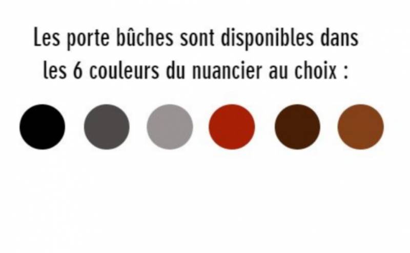 Porte bûches Ateliers France Turbo SINOPIA