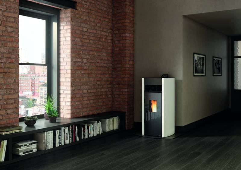 poele granulés palazzetti bianca lux canalisable air pro crc centre regional cheminee