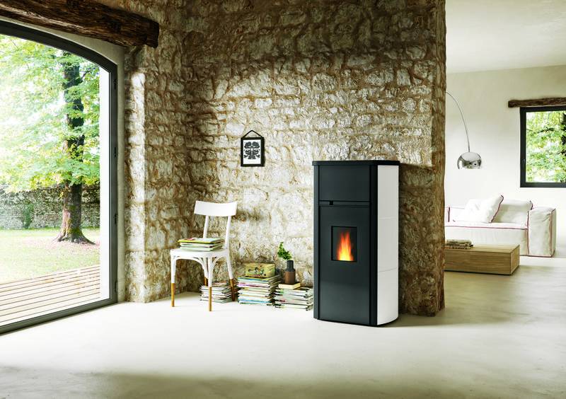 poele granulés pellets palazzetti andres air pro canalisable programmable crc centre regional cheminee