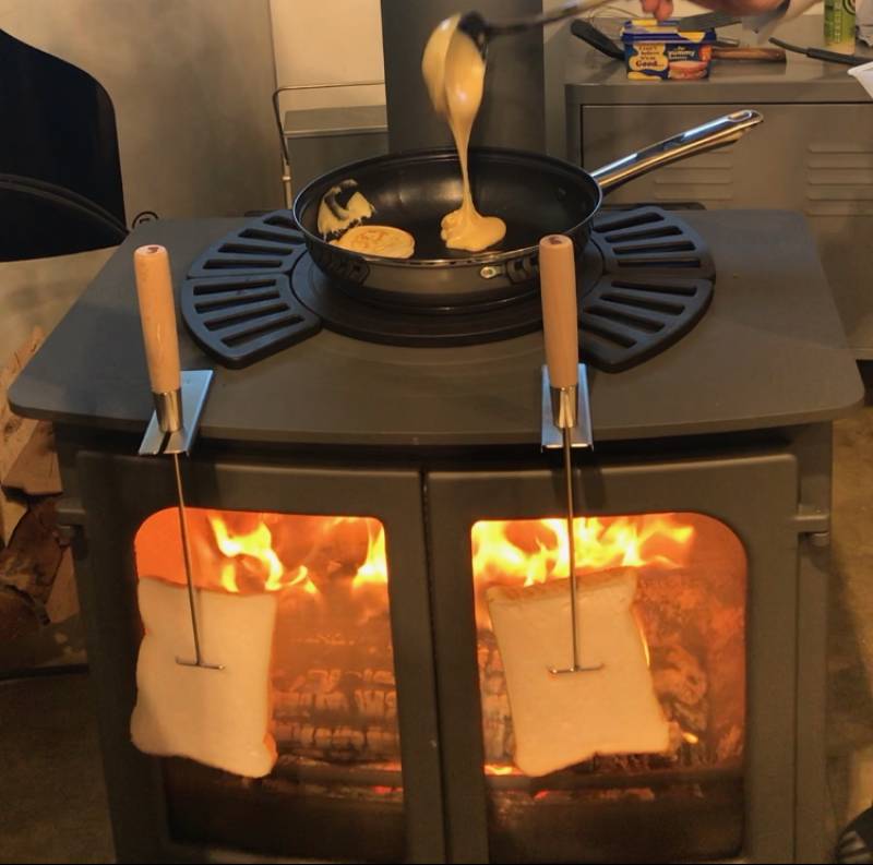poele a bois cuisine pres de mallemort