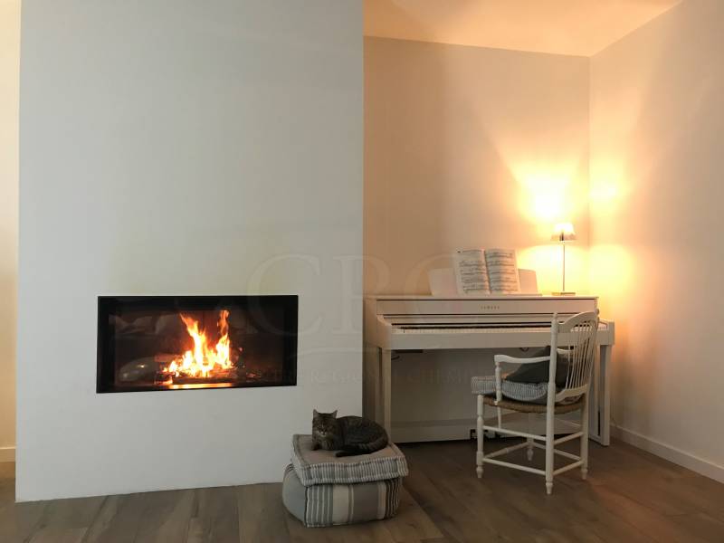 cheminée bois design aix en provence installation