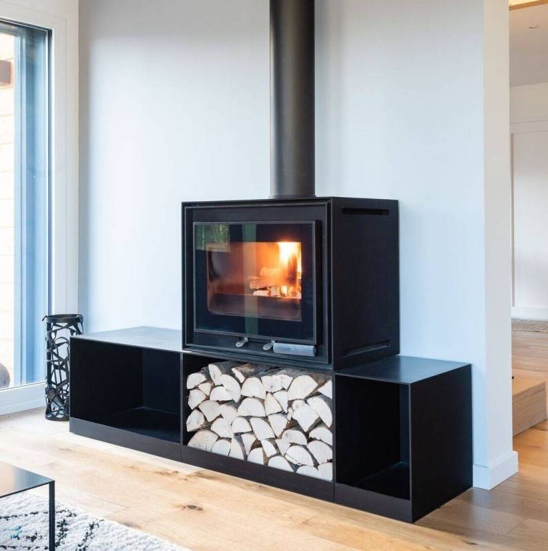 cheminee poele a bois moderne pres de aix en provence