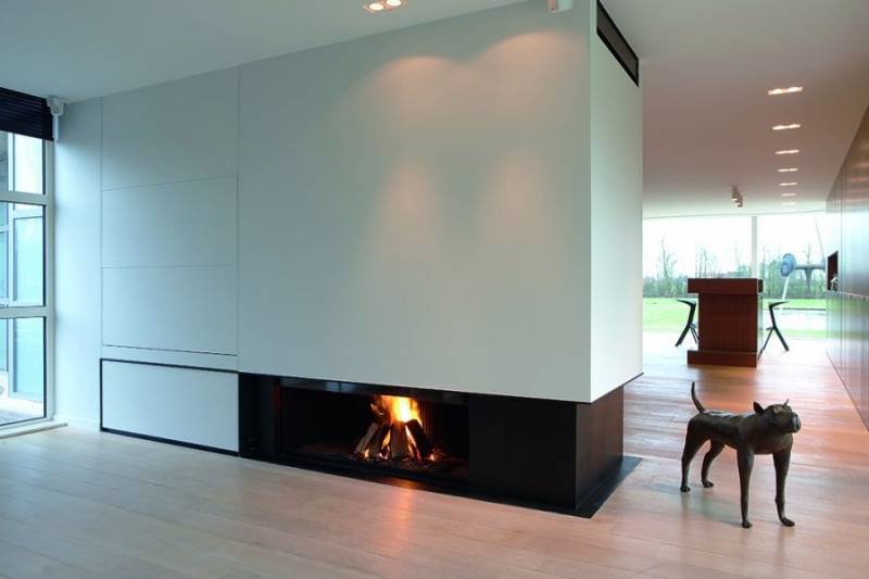 metalfire foyer bois 1300-50 design fermé ouvert crc centre regional cheminee