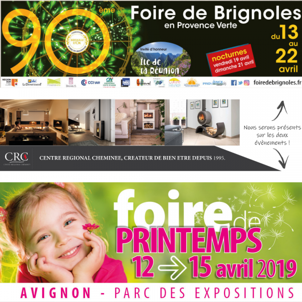centre regional cheminee poele foire brignoles avignon