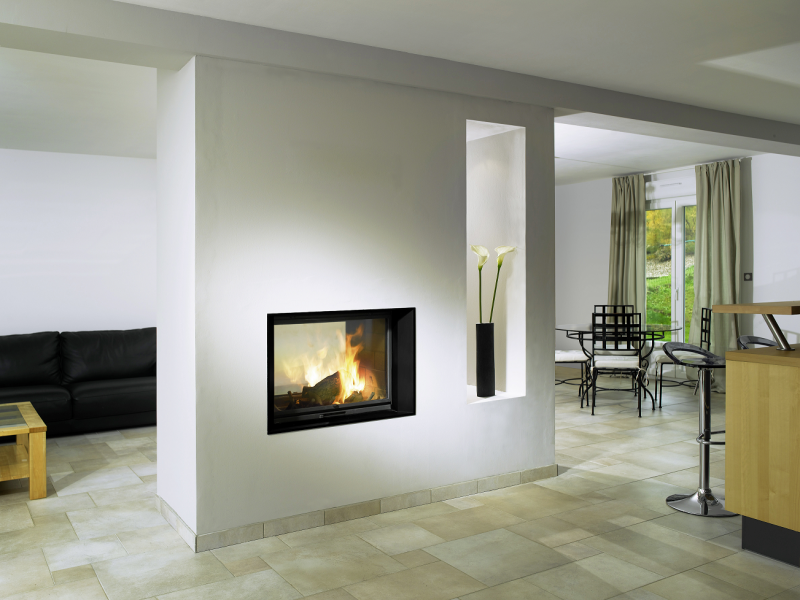cheminee double face moderne pres de cavaillon