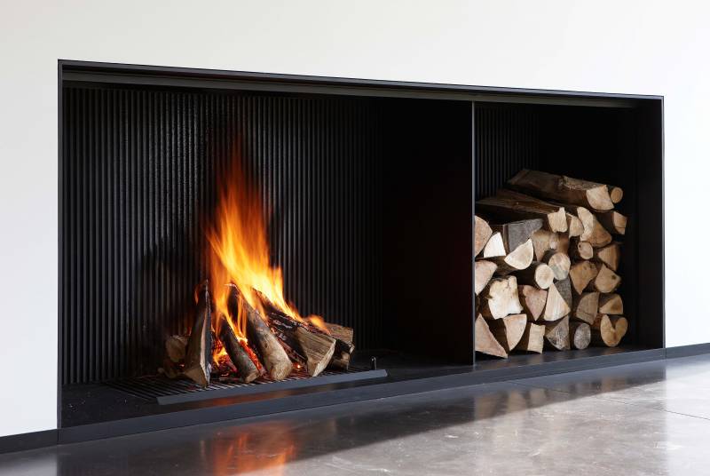 foyer bois ouvert metalfire universal MF 1300 75 centre regional cheminée marseille