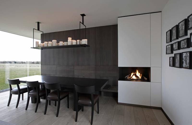 Notre zone d'activité pour ce service Magasin de cheminée M-Design avec foyer double face et design contemporain personnalisable pour intérieur moderne et élégant
