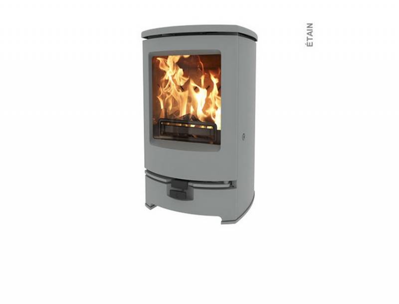 charnwood poele bois modele arc 5 IV multi combustible charbon moderne fonte couleur centre regional cheminée crc