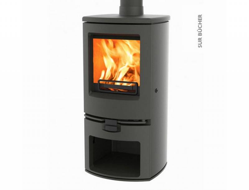 charnwood poele bois modele arc 5 IV multi combustible charbon moderne fonte couleur centre regional cheminée crc