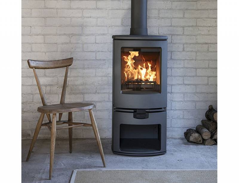 charnwood poele bois modele arc 5 IV multi combustible charbon moderne fonte couleur centre regional cheminée crc