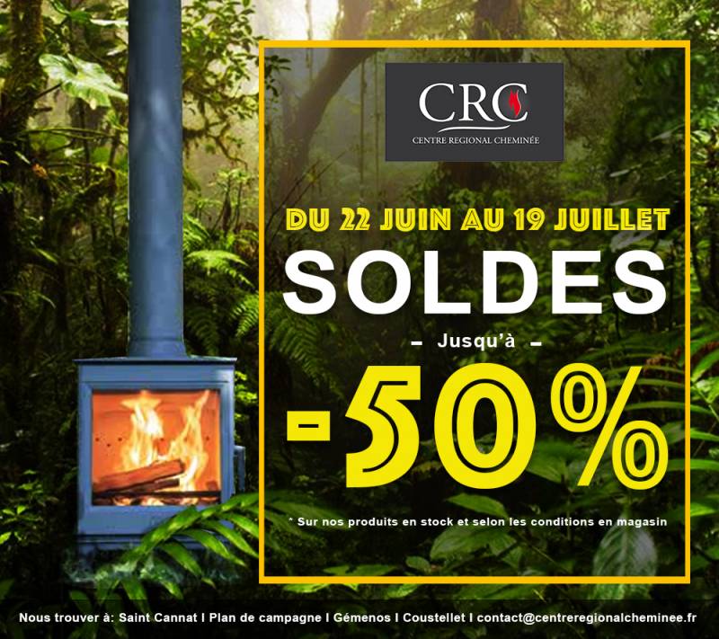 C'est les soldes au Centre Régional Cheminée !