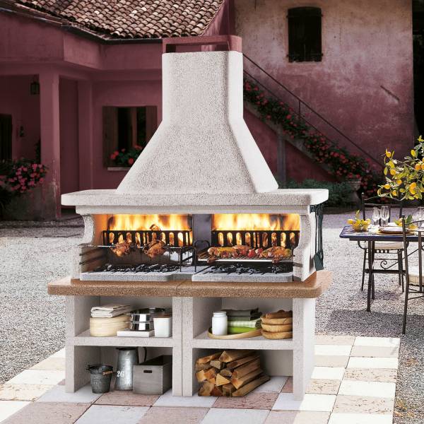 Barbecue de jardin à bois