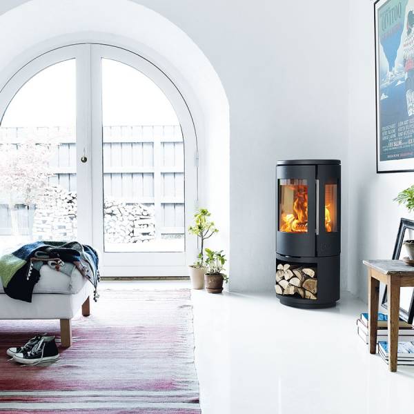poele a bois scandinave en fonte pres de miramas
