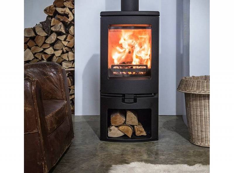 poele bois charnwood arc sept 7 fonte charbon bucher contemporain