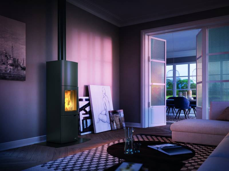 poele bois Palazzetti eva accumulateur