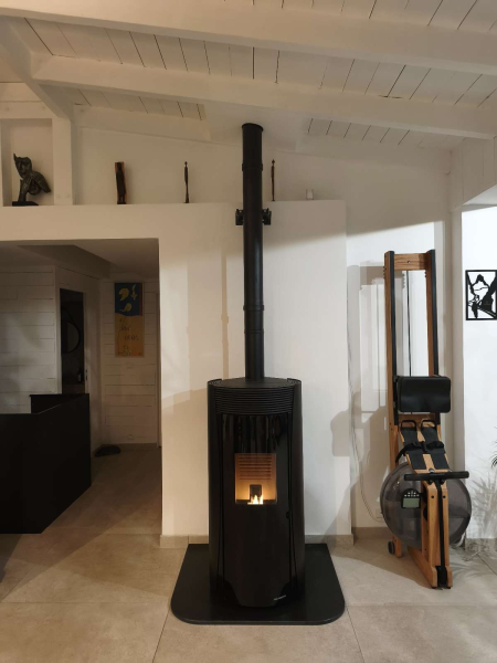 PALAZZETTI Vivienne TC 9 US Acier Noir à BELCODENE (13)