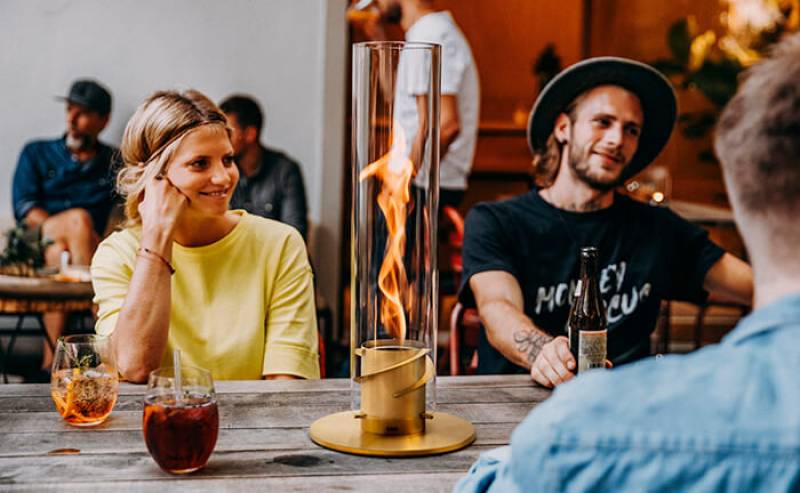 lampe table aperitif amis extérieur spin termatech a proximite de cabries