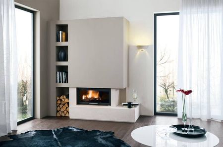 Notre zone d'activité pour ce service Magasin de cheminée M-Design avec foyer double face et design contemporain personnalisable pour intérieur moderne et élégant