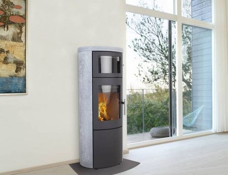 Notre zone d'activité pour ce service Achat poêle à bois Palazzetti avec commande à distance programmable double combustion et installation dans pièce de vie principale